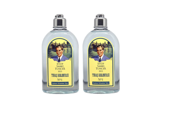 Eyüp Sabri Tuncer No:1 Tıraş Kolonyası 2 x 250 ML - Image 1