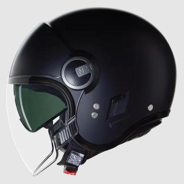 NOLAN N21 VISOR 06 CLASSICO 302 CAMLI YARIM KASK MAT SİYAH - Image 1
