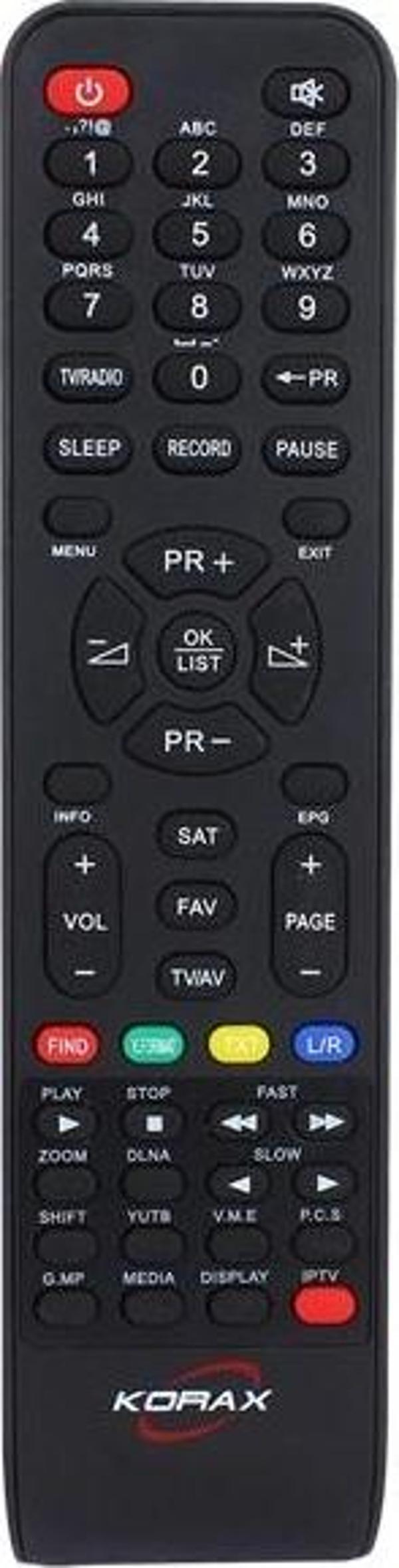 Korax Vipbox Hd Uydu Kumanda - Image 1