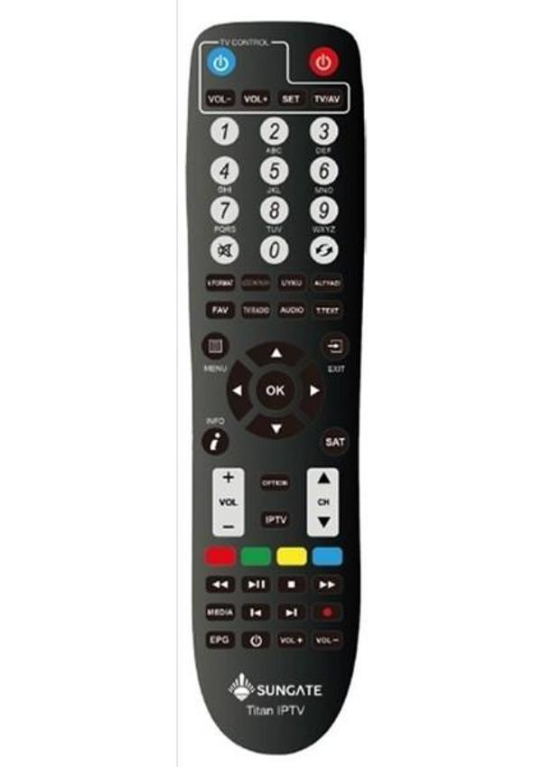 Sungate Kr Sungate Tıtan Iptv Hd Uydu Alıcı Kumanda - Image 1