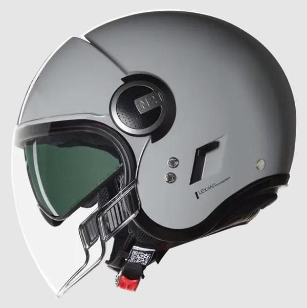 NOLAN N21 VISOR 06 CLASSICO 303 CAMLI YARIM KASK PARLAK GRİ - Image 1