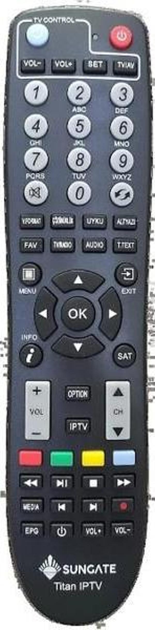 Sungate Titan İp Tv uydu kumandası - Image 1