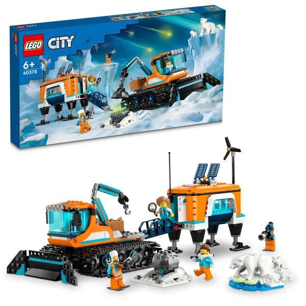 LEGO® City Kutup Keşif Kamyonu ve Mobil Laboratuvarı 60378 Oyuncak Yapım Seti (489 Parça) - Image 1