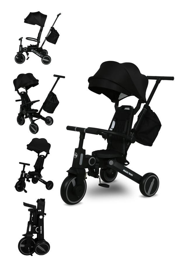 Maxi Taxi Trike Plus F5 Ebeveyn Kontrollü Çift Yönlü Katlanabilir Bisiklet Mavi - Image 1