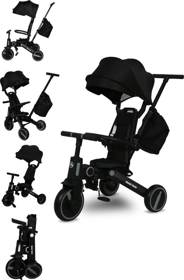 Maxi Taxi Trike Plus F5 Ebeveyn Kontrollü Çift Yönlü Katlanabilir Bisiklet Mavi - Image 1