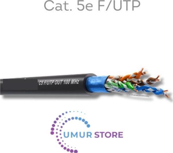Cat 5e 24/1 Awg F/utp Dış Mekan Pvc Ethernet Kablosu (Istediğiniz Uzunlukta Sipariş Edebilirsiniz) - Image 1