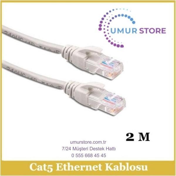 Cat5e Network Cable Od:5.2 7/0.16 Cu*8C - 2M - Image 1
