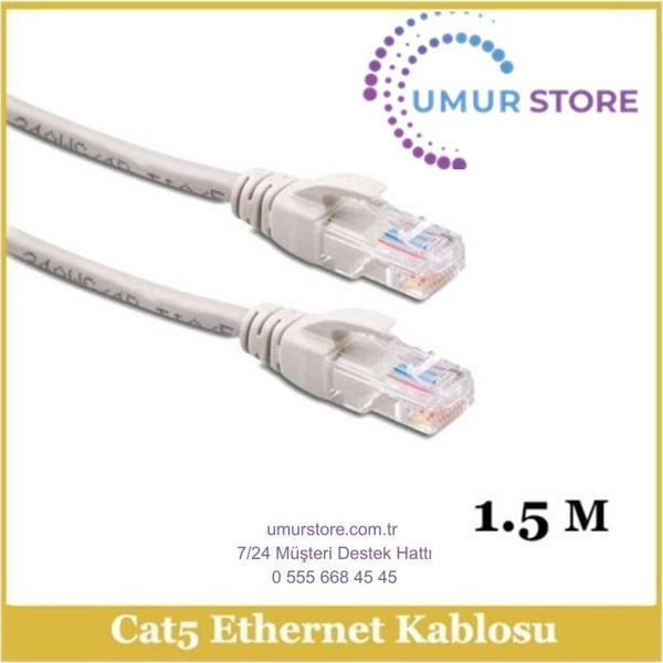 Cat5e Network Kablo Od5.5 7/0.12 Cl*8C - 1,5M - Image 1