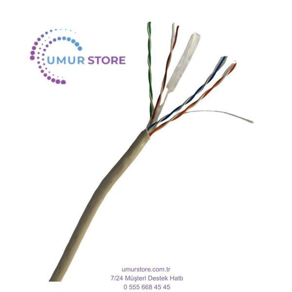 CAT5E(UTB)4X2X24 Awg 0.52TAM Bakır Kablo 1 Top 200 Metre - Image 1