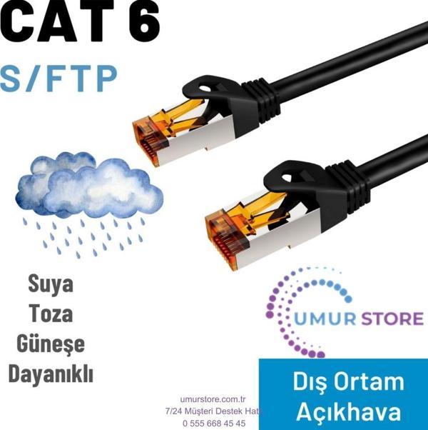 CAT6 Dış Ortam Açıkhava Ethernet Network Kablosu, 5 metre - Image 1