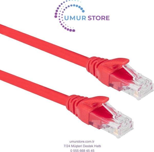 Cat6 RJ45 Lan Kablosu Uçları 40 M  Fabrikasyon Takılı Bilgisayar Modem Internet Ethernet Kablosu - Image 1