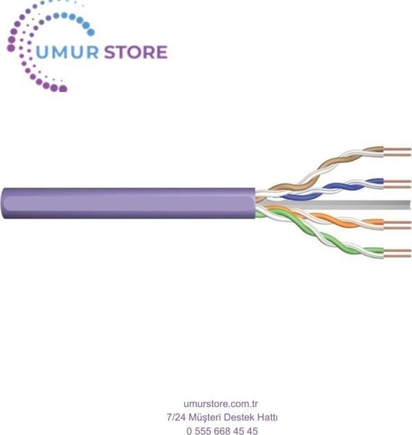 Cat6 Utp 23AWG Gri 500M Makara Saf Bakır Kablo 0.50MM DK-1613-VH-5-GR - Image 1