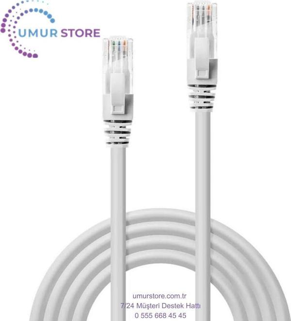 CAT6E - CAT5E Internet Bilgisayar, Laptop Network Lan Bağlantı Data Kablosu (CAT6E, 10 Mt) - Image 1