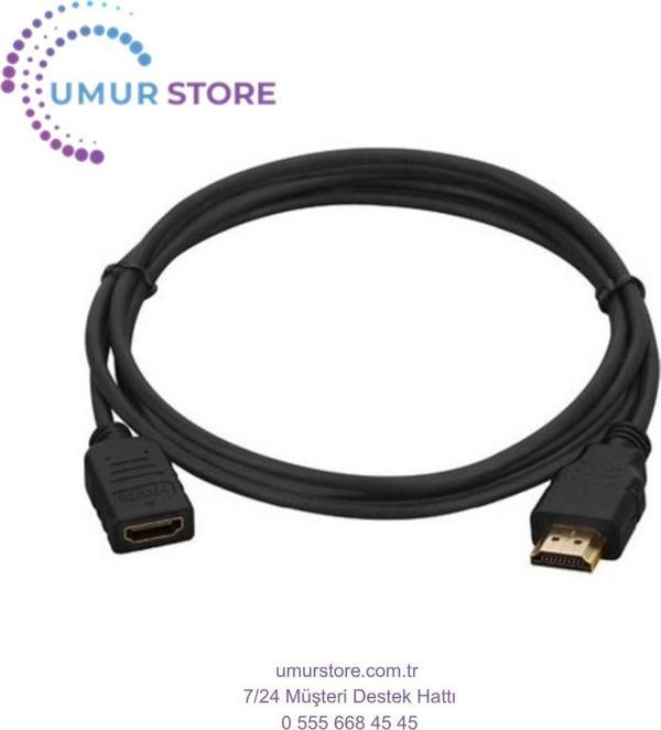 Hd Dişi Erkek Ara Kablo HDMI To HDMI 30CM Kısa HDMI Kablo Altın Uçlu Full Hd 3D LCD LED Ps3 Uydu Rec - Image 1