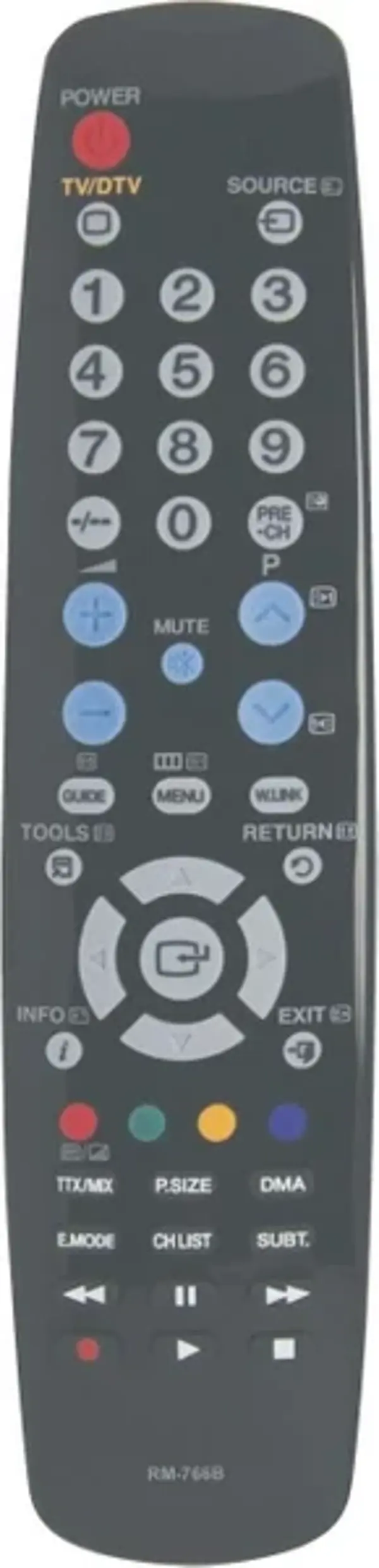 Herz Samsung Rm-766b Lcd Tv Kumandası - Image 1