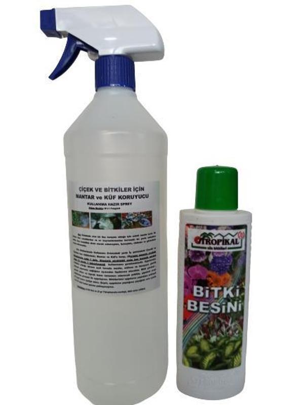 Çiçek ve Bitkiler için Mantar ve Küf  Koruyucu 1000 ml + Bitki Besini Hediyeli - Image 1