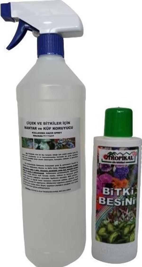 Çiçek ve Bitkiler için Mantar ve Küf  Koruyucu 1000 ml + Bitki Besini Hediyeli - Image 1