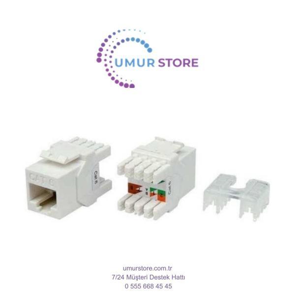 Keystone Jack U/ftp, CAT5E, Cat6 Için Keystone Jack - Image 1