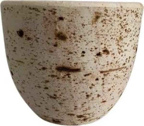Antik Görünümlü Eskitme Toprak Saksı 12 cm x 12 cm - Image 1
