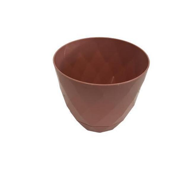 5 (BEŞ) ADET SUKULENT VE KAKTÜS SAKSISI (9 CM 'LİK) PEMBE RENK - Image 1