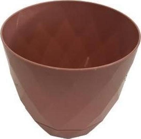 5 (BEŞ) ADET SUKULENT VE KAKTÜS SAKSISI (9 CM 'LİK) PEMBE RENK - Image 1