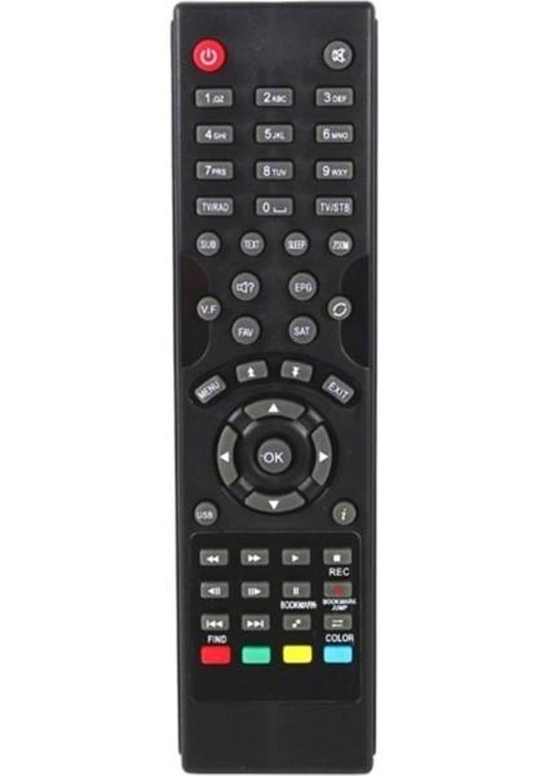 Korax   Mini Hd*hometech Neo Hd Max 5000*SUNPLUS Hd Uydu Kumanda (3150=10577) - 44N Siyah - Image 1