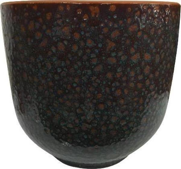 ÖZEL YAPIM BORDO RENK TOMBUL SIRLI TOPRAK SAKSI (33*38 CM)  - Image 1