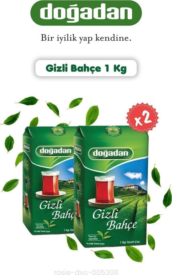 Doğadan 2'li Gizli Bahçe Dökme Çay 1 Kg ve Rosie - Image 1