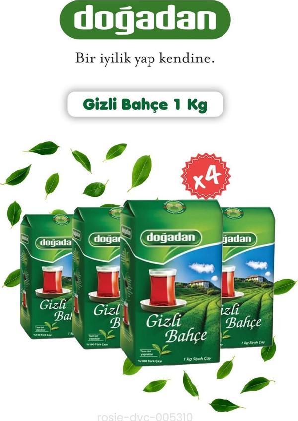 Doğadan 4 adet Dökme Çay Gizli Bahçe 1 Kg ve Rosie - Image 1