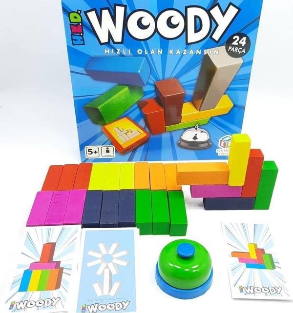 Woody Ahşap 3 Boyutlu Geometrik Zeka Oyunu Beceri Ve Gelişim Oyunu - Image 1