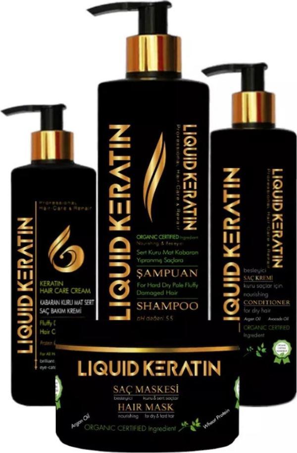 Kabaran Saç Keratin Bakım Seti (4'LÜ) - Image 1