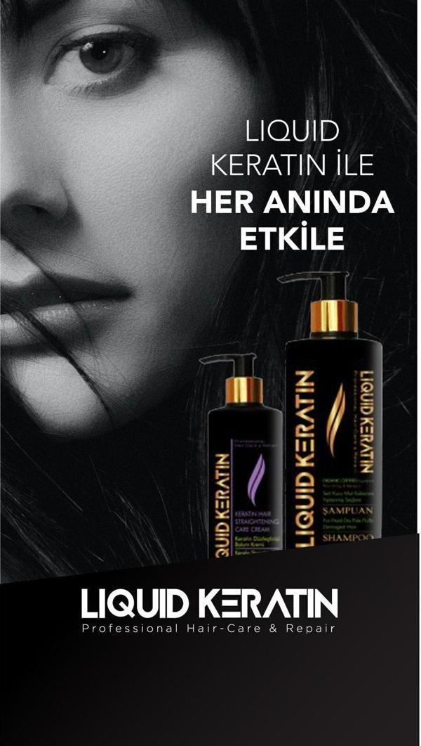 Kuru Mat Sert Kabaran Saçlar İçin 2'li Keratin Bakım Seti - Image 1