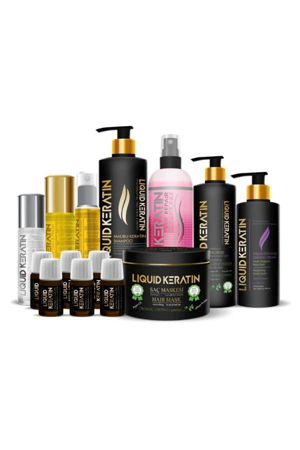 Ekstra Mega Full - Kökten Uca Keratin Saç Bakım Seti - Onarıcı Güçlendirici - Image 1