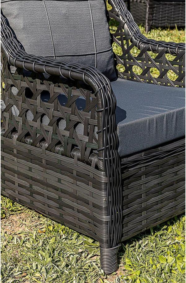 Rattani Rattan Tekli Koltuk Bahçe Balkon Tekli Koltuk Garantili - Image 1