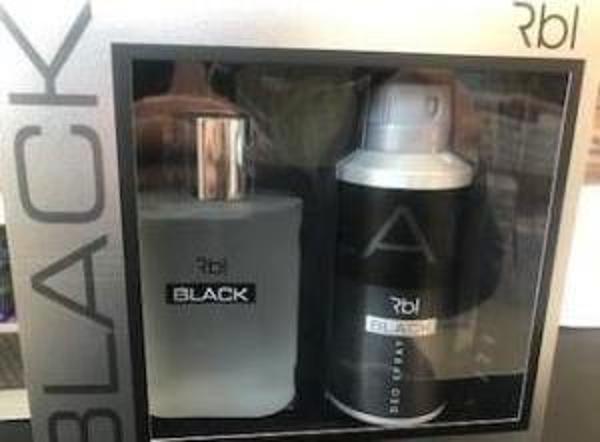 Rebul Black Kofre 150ml (Deo Spray Hediyeli 97ml) - Image 1