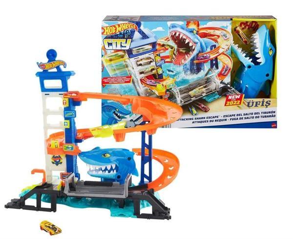Hot Wheels City Köpek Balığından Kaçış HDP06 - Image 1