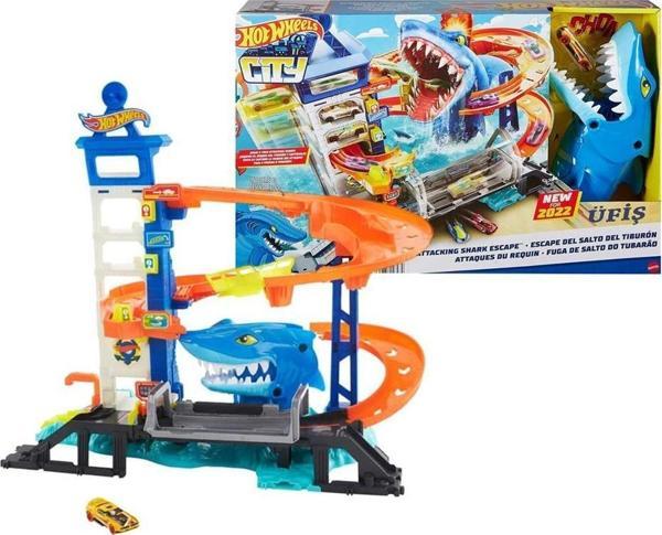 Hot Wheels City Köpek Balığından Kaçış HDP06 - Image 1
