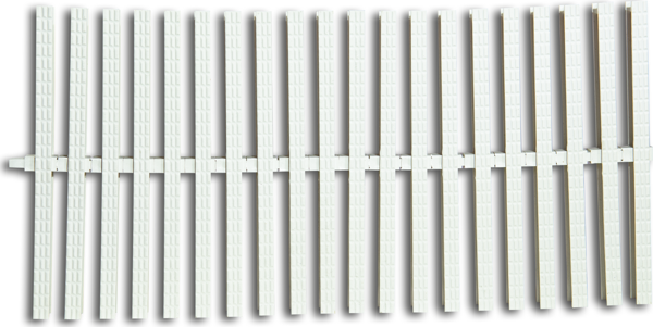 Water Fun Klasik Desen Havuz  Kanal Izgarası 15 cm Tek Geçme (1 metre) Overflow Gratings-ToptancıyızBiz - Image 1
