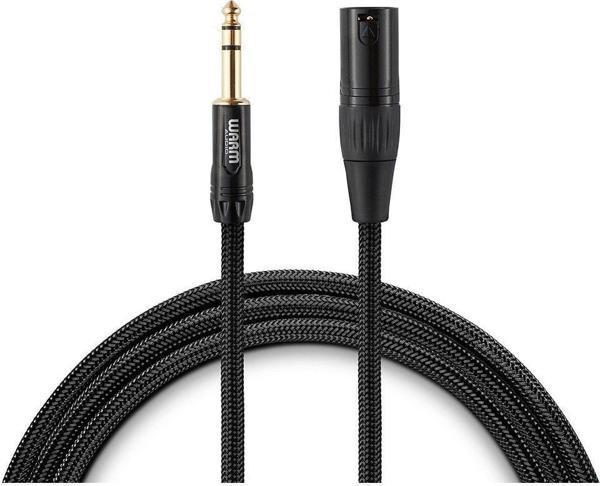 Premium XLR -TRS Kablo (1.8 m) | (PREM XLRM-TRSM-6) XLR (Erkek) - TRS (Erkek) Mikrofon / Aktif Hoparlör kablo (Gotham Ka - Image 1