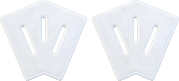 Sinada Havuz Savak Kanal Köşe Parçası Plastik 25 cm 45° (2 Adet)   -ToptancıyızBiz - Image 1
