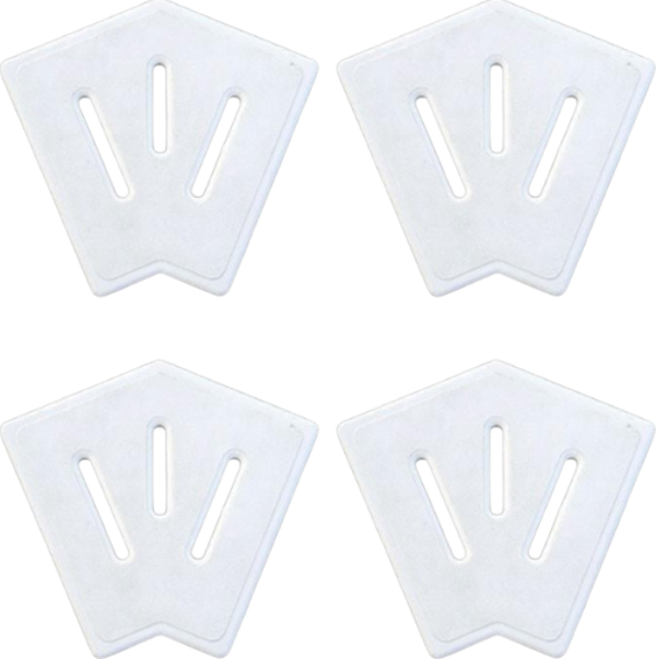 Sinada Havuz Savak Kanal Köşe Parçası Plastik 25 cm 45° (4 Adet) -ToptancıyızBiz - Image 1