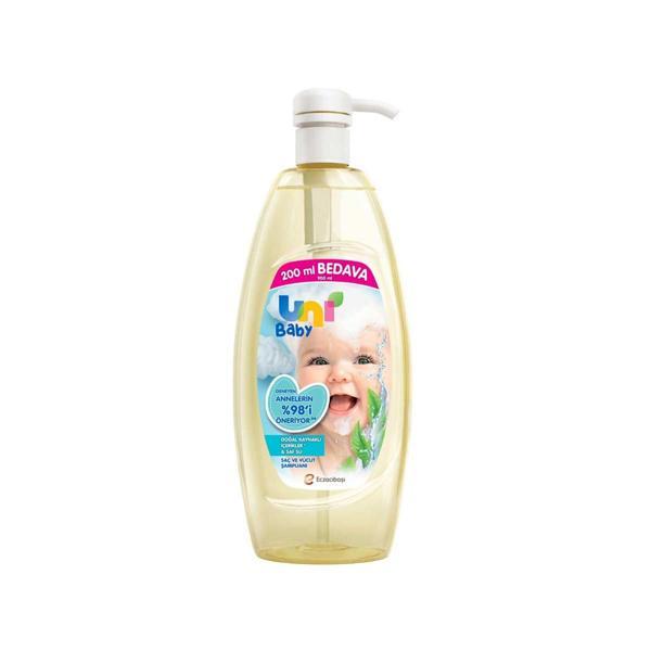 Uni Baby  Saç ve Vücut Şampuanı 4x900 ml - Image 1