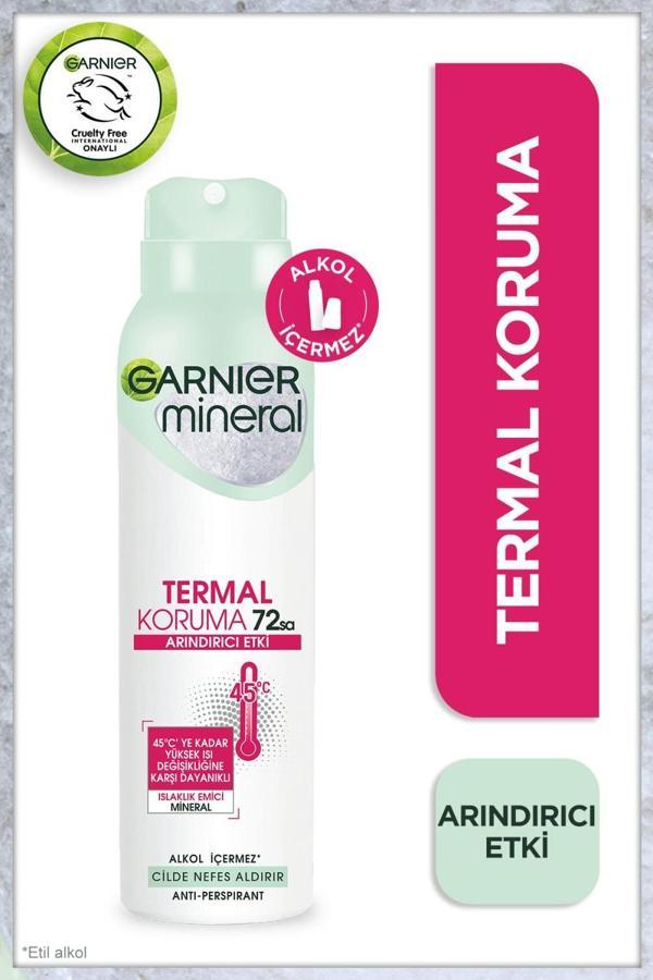 Garnier Mineral Termal Koruma Sprey Deodorant 150 ml - Image 1
