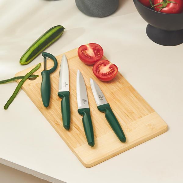 Dr. Inox 4 Parça Bıçak Seti Yeşil - Image 1