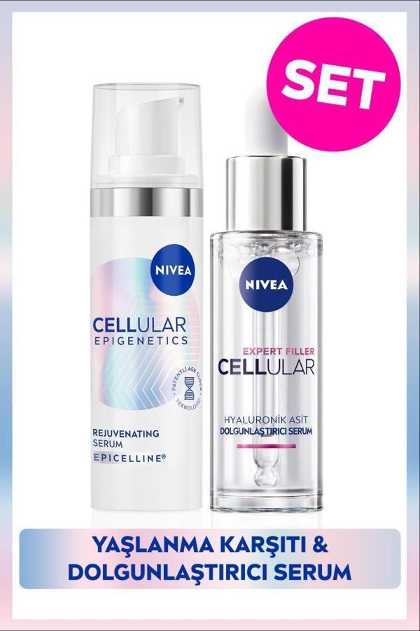 Cellular Epigenetics Rejuvenating Yaşlanma Karşıtı Cilt Serumu 30ml ve Dolgunlaştırıcı Serum 30ml - Image 1