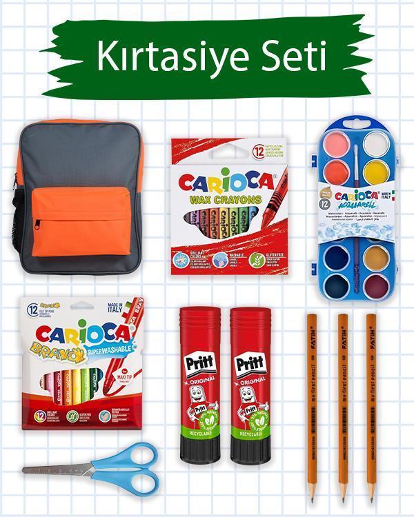 Temel Çantalı Okul Kırtasiye Seti 2 - Image 1