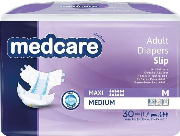 Medcare Belbantlı Maxi Yoğun Emici Medium 30 Adet - Image 1
