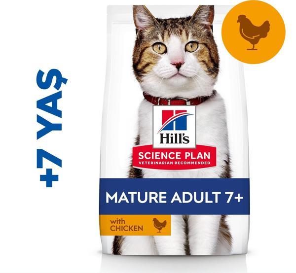 Hill's +7 Olgun Yetişkin Tavuklu Kedi Maması 3 KG - Image 1