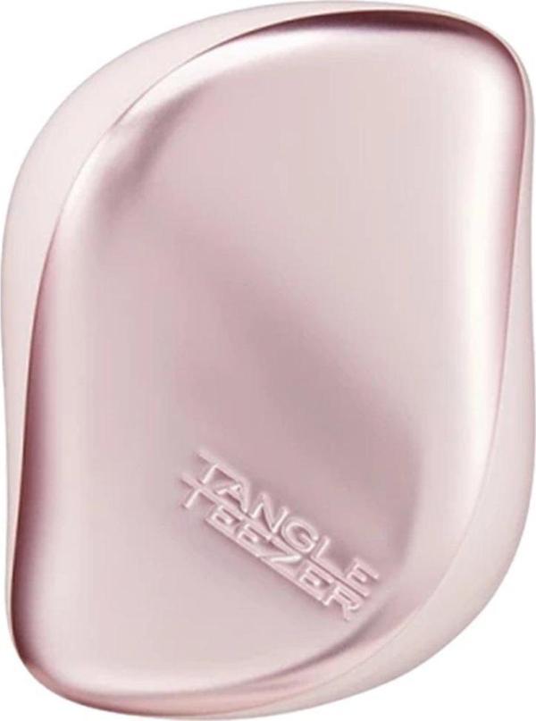 Tangle Teezer Compact Styler Pink Matte Chrome Saç Fırçası - Image 1