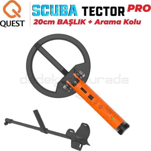 Scuba Tector PRO Su Altı Dedektörü & Sahil Arama Dedektörü - 20 cm Başlıklı - Arama Kollu - Image 1